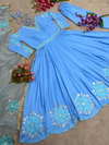 Nsr 783 Cotton Silk Heavy Embroidery Anarkali Readymade Suits